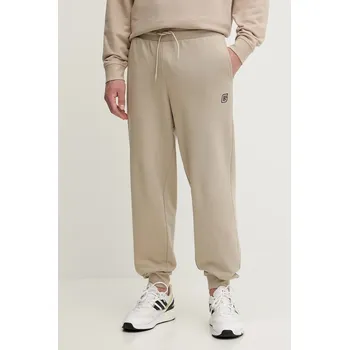 Bavlněné tepláky Guess MENTORE pánské, béžová barva, Z5YB01 KCE91 Z5YB01.KCE91 80X, vel. L