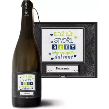 Sablio Prosecco Když Bůh stvořil šéfy: 0,75 l