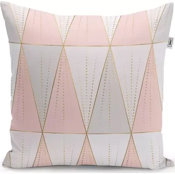 Polštář Sablio Polštář Růžovošedé jehlany - 50x50 cm