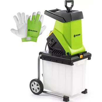 Drtič větví 98022113 Elektrický drtič FIELDMANN FZD 4020-E + rukavice zdarma
