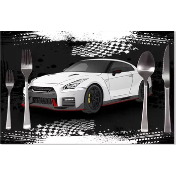 prostírání Sablio Prostírání Nissan GTR 35 Černý: 40x30cm