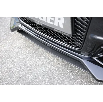 Nárazník Rieger lipa pod přední nárazník Rieger pro Audi A4 B8, B81 avant, sedan po faceliftu, 01/12-, plast ABS s povrchovou úpravou Carbon-Look, pod přední nárazník Rieger obj. kód K 00055540/41/42/43/44/45/46/47