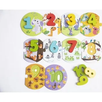 Tooky Toys PUZZLE - PŘIŘAĎ ČÍSLA (PUZZLE - PŘIŘAĎ ČÍSLA Tooky Toys )