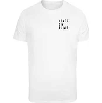 Pánské tričko Never On Time Tee - white 3XL