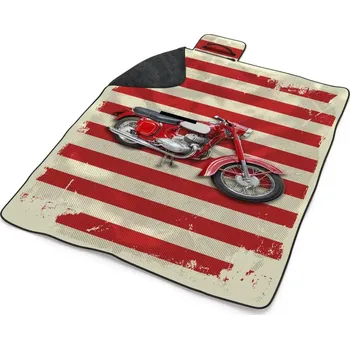 deka Sablio Plážová deka Jawa panelka Pruhy: 200x140 cm