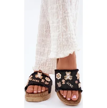 Dámské žabky Žabky na platformě Step in style s textilním páskem, 40 i240_214500_2:40