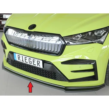 Nárazník Rieger lipa pod přední nárazník pro Škoda Enyaq iV RS SUV (5AZ), 07/21-, plast ABS bez povrchové úpravy