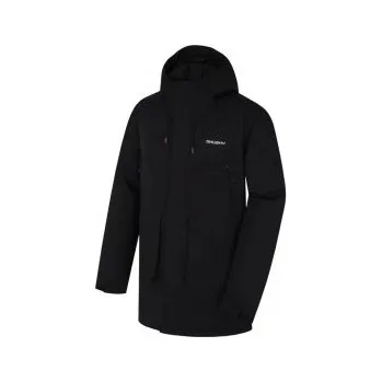 Pánská casual bunda Husky Narvik M black XL; Černá bunda + DÁREK DLE VÝBĚRU!