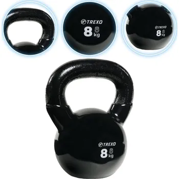 XTREXO Kettlebell TREXO 8 kg 8kg ČERNÁ