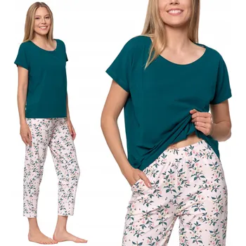 Dámské pyžamo Moraj dámské pyžamo bavlna zelené, velikost L