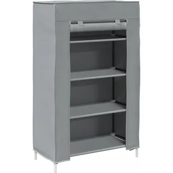 VidaXL Botník 60,5 x 97 x 30 cm šedý