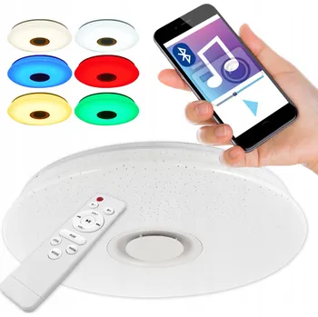 Kulatý Stropní Svítidlo Masterled 50 x 50 cm bílá