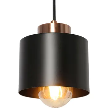 Černá závěsná lampa Olena