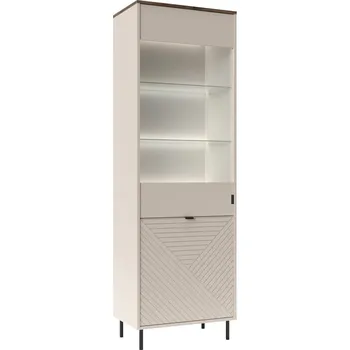 Policová skříň Tempo Kondela Explicaba 2 (kašmír + dub castello)