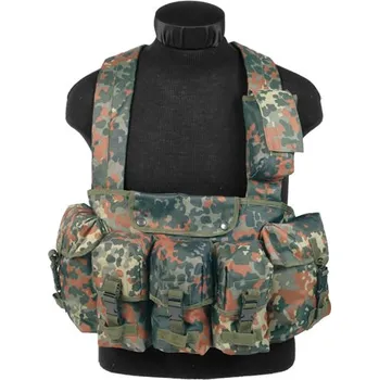Neprůstřelná vesta Vesta taktická CHEST RIG 6 kapes FLECKTARN