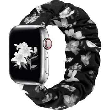 Měkký elastický řemínek S 119–160 mm pro Apple Watch 38 40 41 mm Series 1–9 SE SE2 Pohodlný pružný pásek na zápěstí pro chytré hodinky
