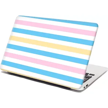 samolepka Sablio Samolepka na notebook Barevné pruhy - 29x20 cm