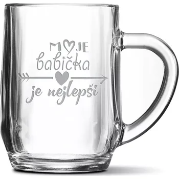 Sklenice Sablio Půllitr Moje babička je nejlepší: 0,5 l