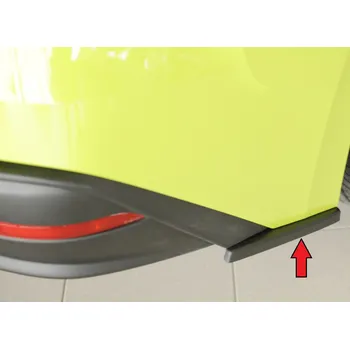 Nárazník Rieger spoiler pod zadní nárazník na pravé straně pro Škoda Enyaq iV RS SUV (5AZ) r.v. 07/21-, plast ABS bez povrchové úpravy