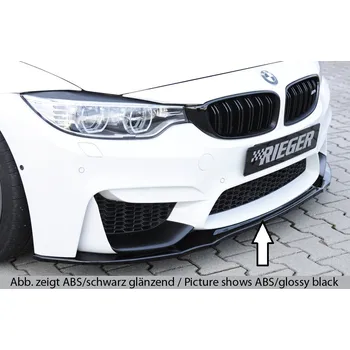 Nárazník Rieger lipa pod přední nárazník pro BMW řada 3 F80 M3 sedan, 01/14-, plast ABS bez povrchové úpravy
