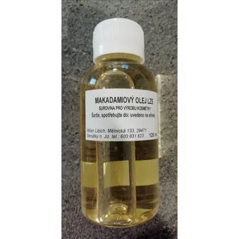 Rostlinný olej Makadamiový olej lisovaný za studena ml: 500