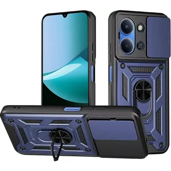 Pouzdro na mobilní telefon Kryt Xiaomi Redmi 15C 4G/5G Techsuit CamShield - modrý