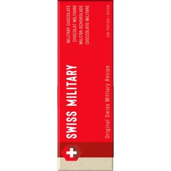 Chocolat Stella SA® Čokoláda Swiss Military Original 50 g, Barva: Červená