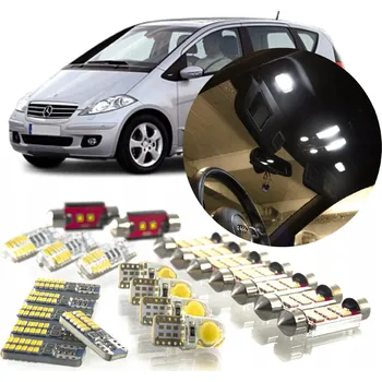 Osvětlení interiéru vozidel LED ŽÁROVKY MERCEDES W169 SADA OSVĚTLENÍ INTERIÉRU LED VIP VYSOKÁ SVÍTIVOST