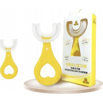 Elektrický zubní kartáček KARTÁČEK NA ZUBY A MASÁŽ DÁSNÍ PRO DĚTI A MIMINKA 360 STUPŇŮ BABY