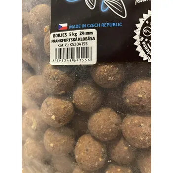 Boilies KS-Fish krmné boilies Frankfurtská klobása 24mm 5kg
