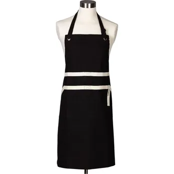 Kuchyňská zástěra Kuchyňská zástěra 80 x 88 cm, černá, bavlna, Le Creuset - doprava zdarma od 2999 Kč