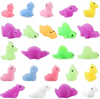 Hračka pro nejmenší Antistresové hračky pro děti - mačkací dinosauři, senzorické, 24 ks