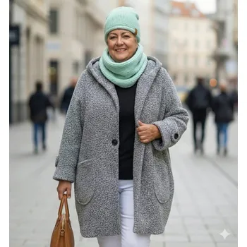 Čepice Dámský pletený set mint