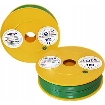 elektrický kabel Kabel LGY/H05V-K 0,50 mm2 100 m Zeleno/Červený (Zelený/Červený)