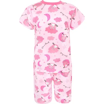 Dívčí pyžamo Dívčí pyžamo s krátkým rukávem Ovečky