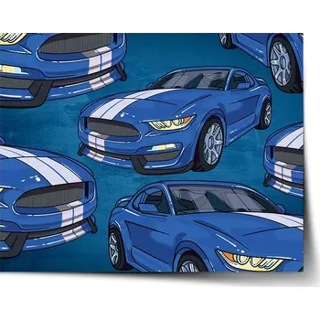 Plakát Sablio Plakát Mustang Pattern - 60x40 cm