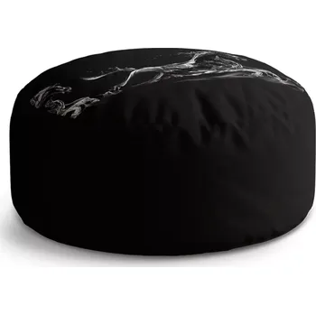 Taburet Sablio Taburet Circle Vodní kůň: 38x48 cm