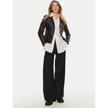 Pánská casual bunda Serge Pariente Kožená bunda Hipster Girl Černá Regular Fit S