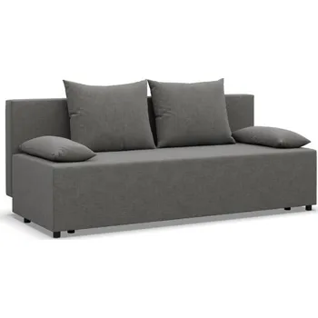 Pohovka Dvoumístná pohovka FERMO Lux rozkládací, tmavě šedá