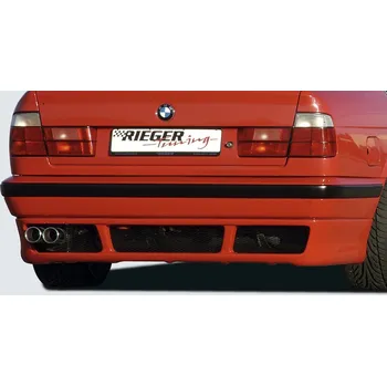 Nárazník Rieger spoiler pod zadní nárazník E39-Look pro BMW řada 5 E34 sedan, touring r.v. 00/88-07/96, plast ABS bez povrchové úpravy