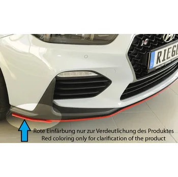 Nárazník Rieger lipa pod přední nárazník na pravé straně pro Hyundai i30 N-Performance PDE 5-dvéř. (fastback), 5-dvéř. (hatchback), 07/17-, plast ABS bez povrchové úpravy