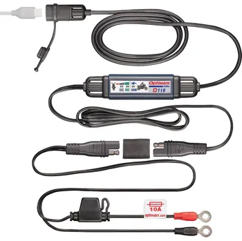 Optimate Smart in-line 3300mA motorcycle USB-C charger