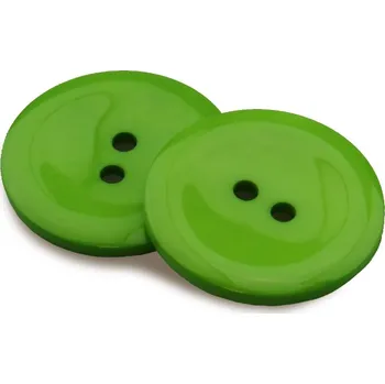 Knoflík Pro Háčkování Knoflík kulatý plast 20 mm zelený