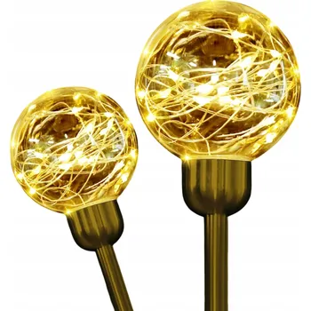 Venkovní osvětlení SALCAR Solární LED Zahradní Světla 2 Kusy 600 mAh 8 Režimů Vodotěsné