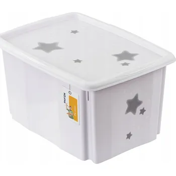 Úložný box Otočný uzavíratelný kontejner s víkem Stars 45L