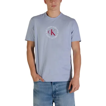 Pánské oblečení Calvin Klein Jeans T-Shirt Uomo Calvin Klein světle modrá 3488687