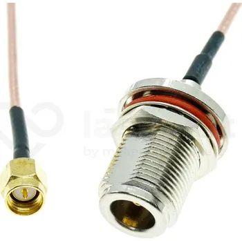 Elektronická stavebnice LaskaKit_cz SMA Male - N Female, RG316 kabel 15cm