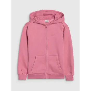 Chlapecká mikina 4F dětská mikina polyester černá, velikost 146