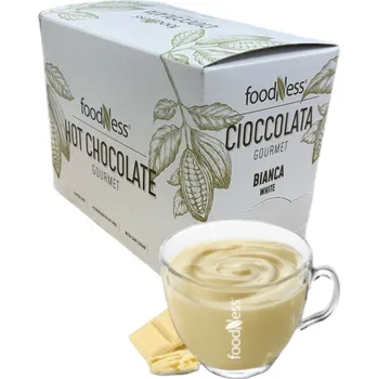 Horká čokoláda Foodness Bílá 450g
