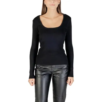 Dámský svetr Černý svetr s krajkovými zády Morgan De Toi černá 3490290